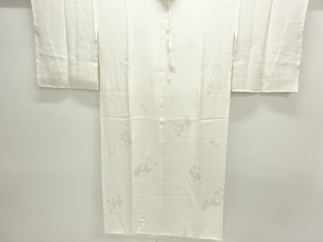 JAPANESE KIMONO / JUBAN / WOVEN FLOWER 